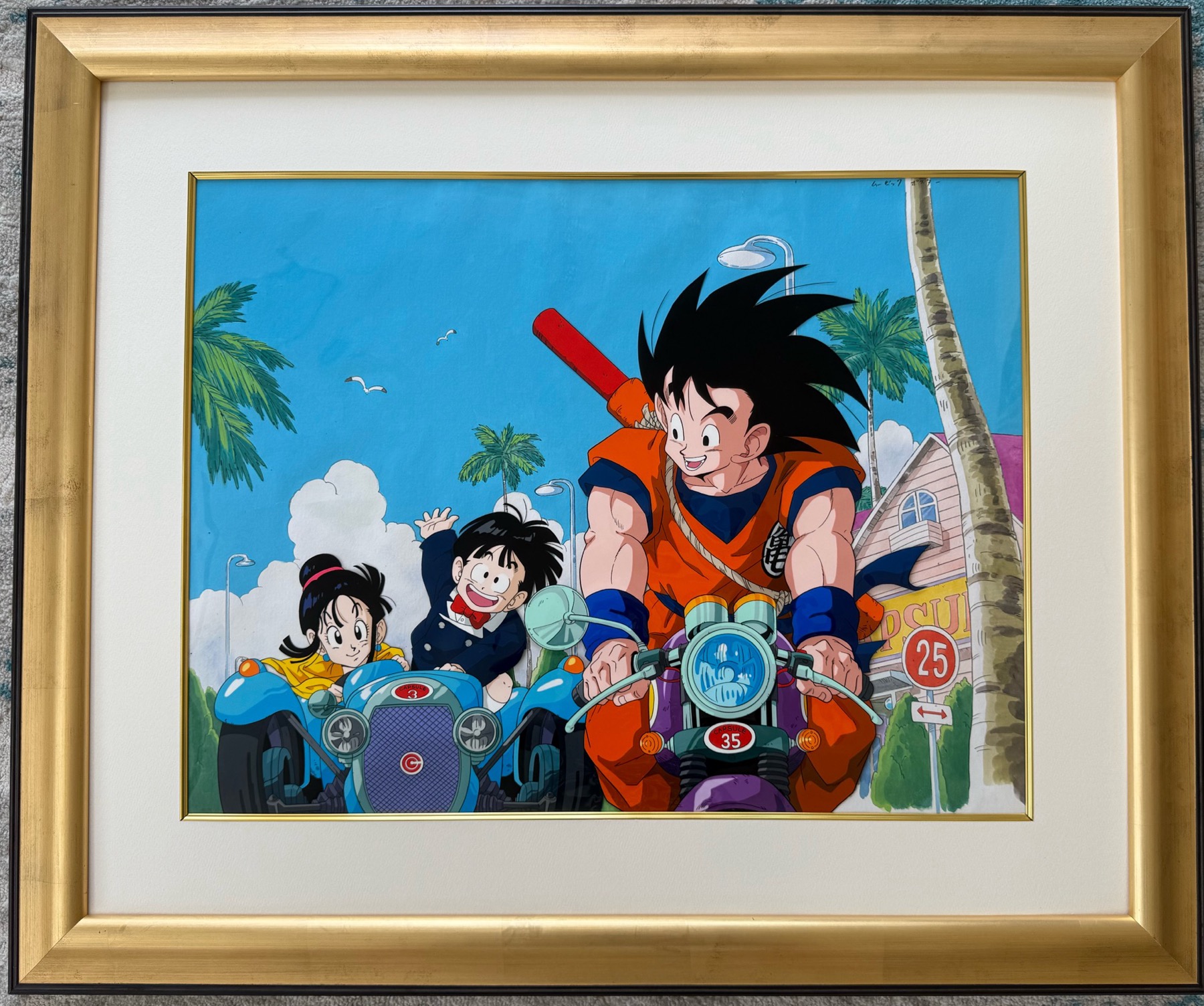 Anime cel artwork