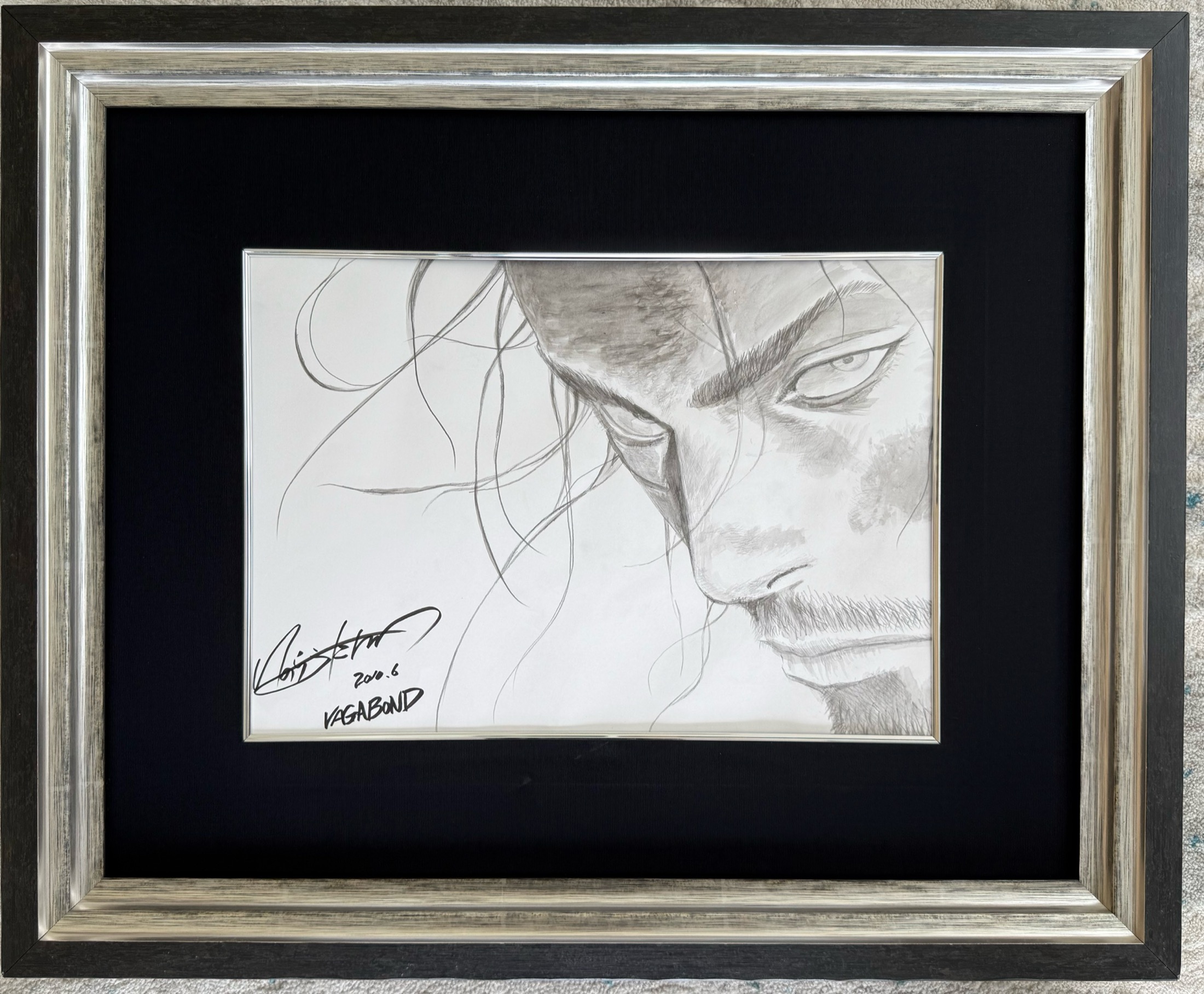 Takehiko Inoue Vagabond signed original artwork
